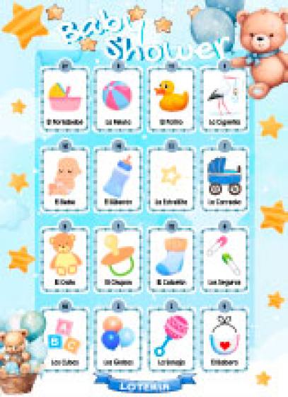 Baby Shower Osito con Globos