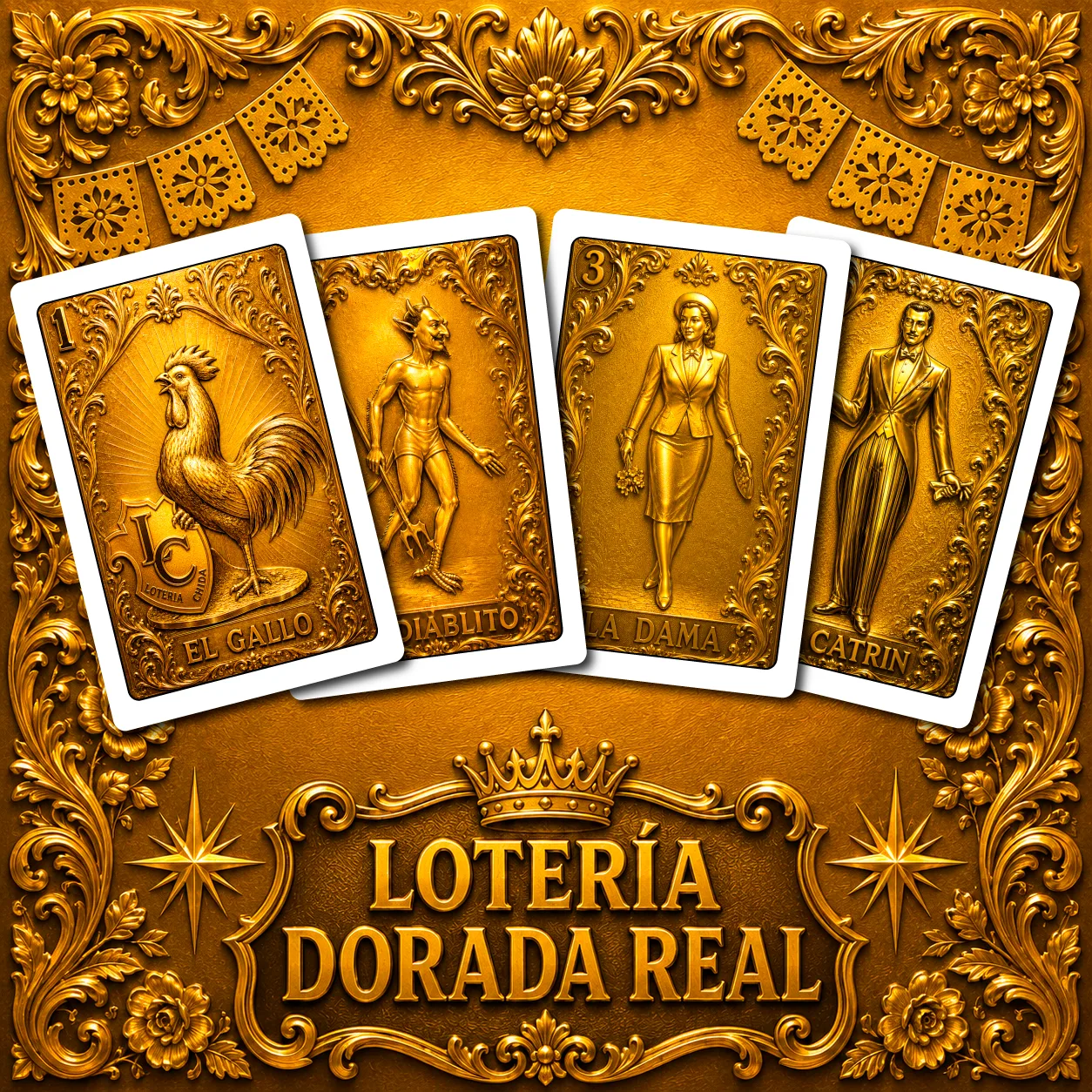 Lotería Dorada Real - portada