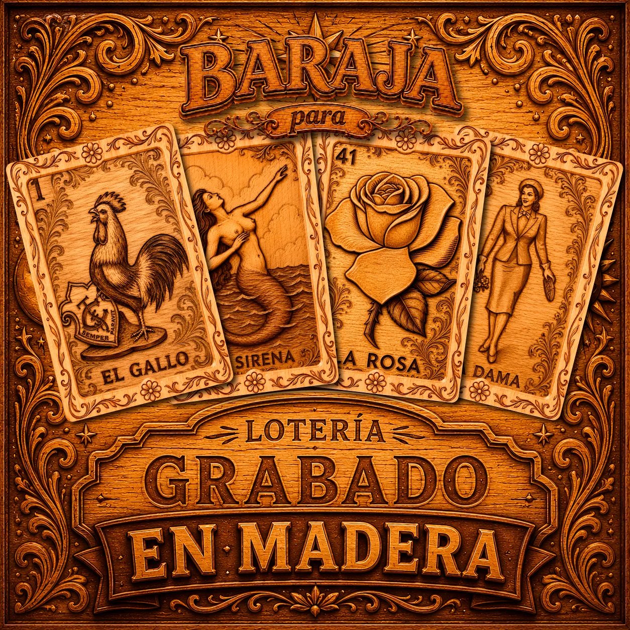 Baraja para Lotería Grabado en Madera.png