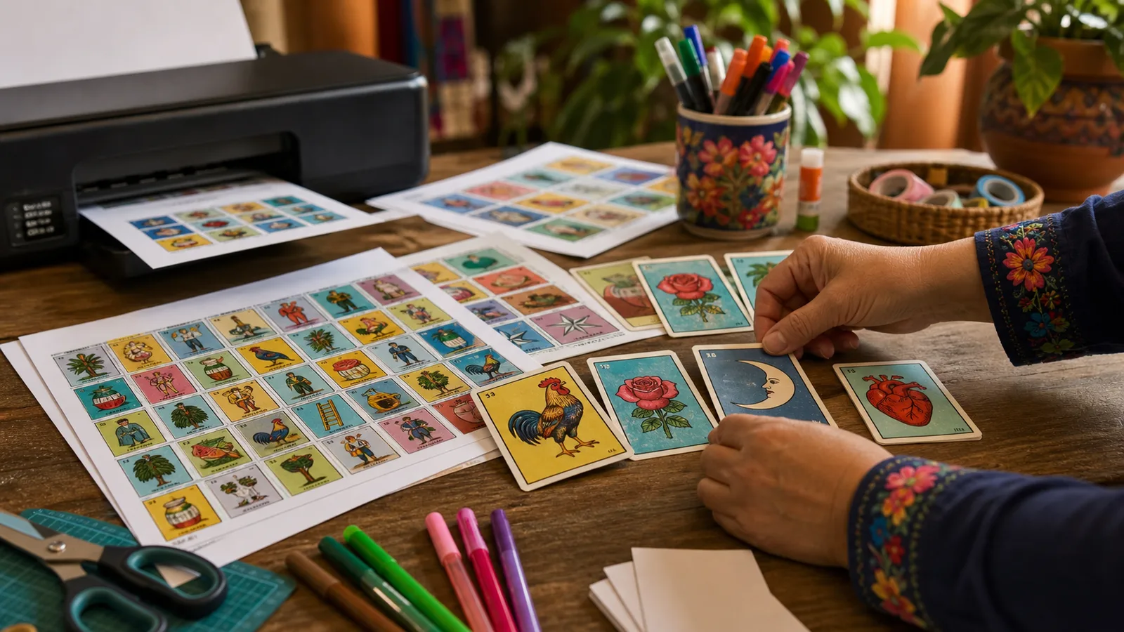 Cartas de lotería para imprimir: cómo elegir una baraja clara, bonita y lista para jugar - portada