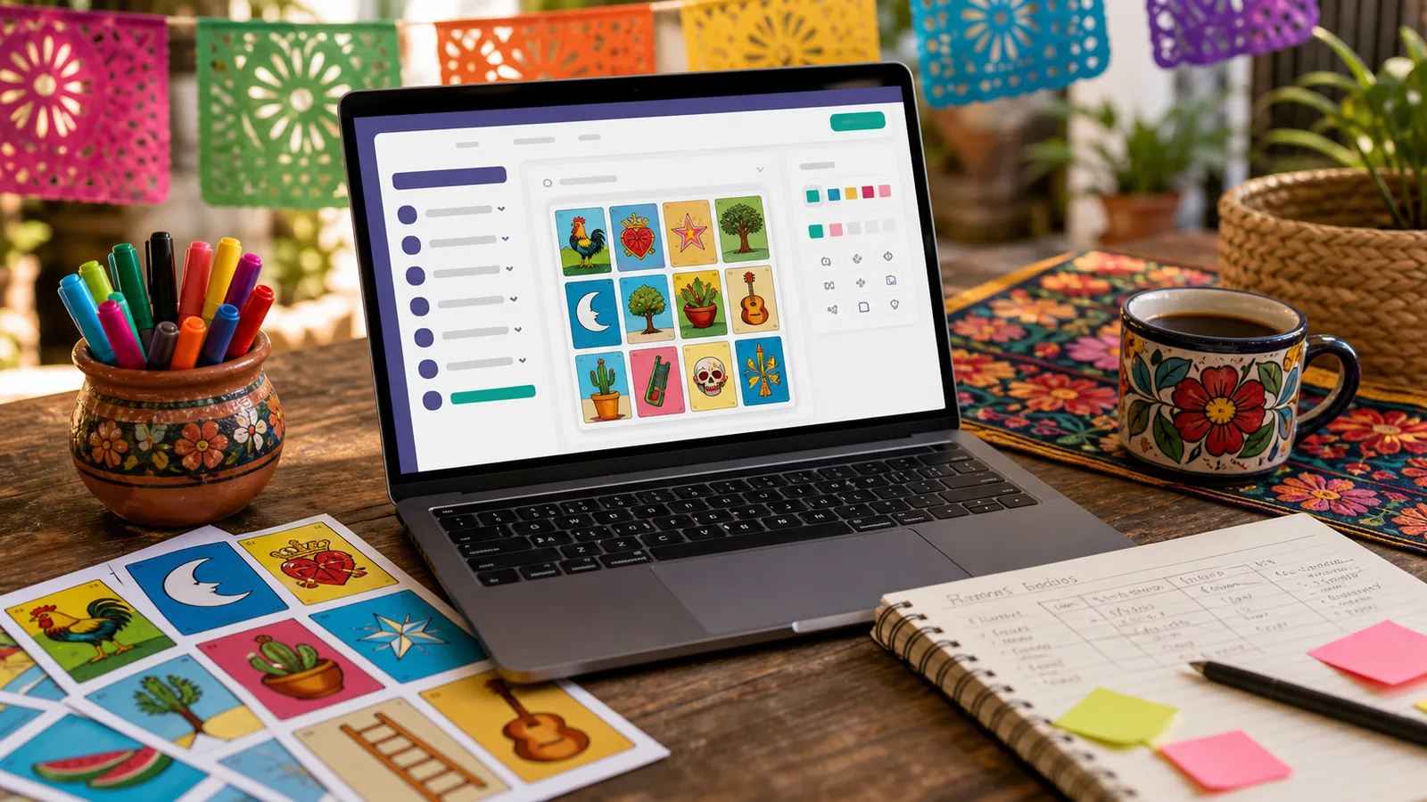 Generador de lotería personalizada: crea tablas únicas para fiestas, clases y eventos - portada