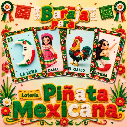 Lotería Piñata Mexicana