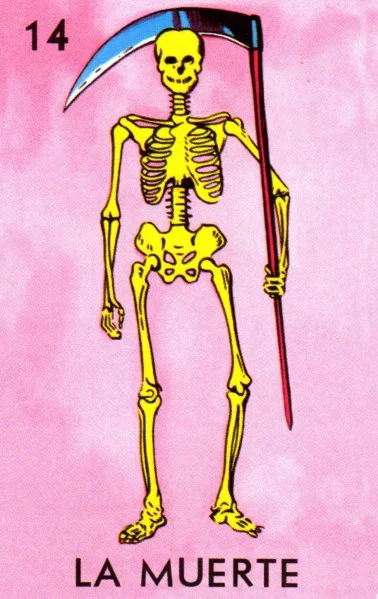 Carta La muerte de la Loteria Mexicana